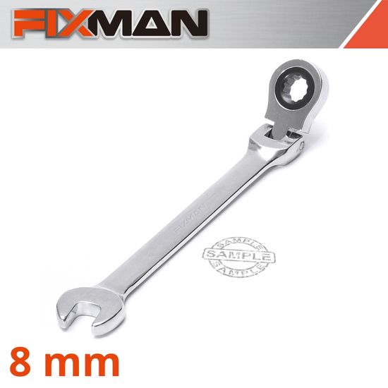 FIXMAN Flexible Ratchet Combination Wrench 8mm